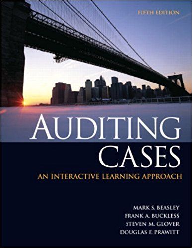 auditing cases 6th edition solutions